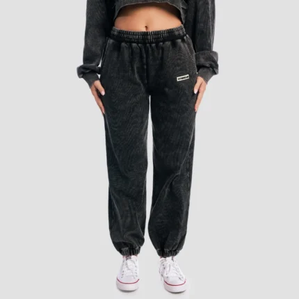 women s aura joggers washed black gymbeam 1