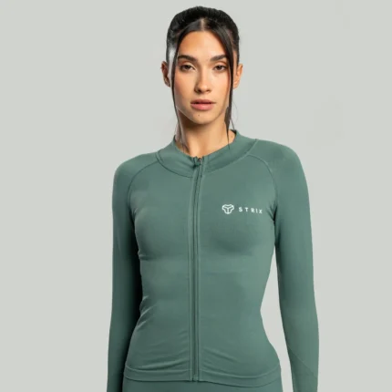 womens seamless sports top moss strix 01
