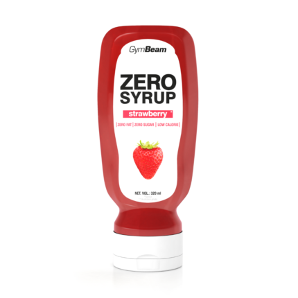zero syrup strawberry 320 ml gymbeam